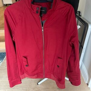 Banana Republic Men’s Bold Red Bomber Jacket